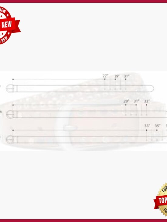 Studded Genuine Leather Belt – Adjustable Rock Style Unisex main image 4